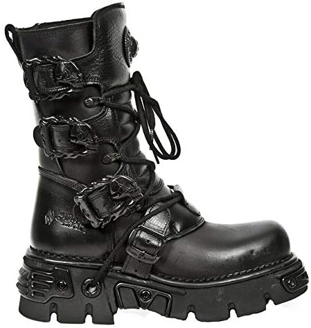 Amazon.com | New Rock Unisex 107-S2 Silver Metallic Skull Devil